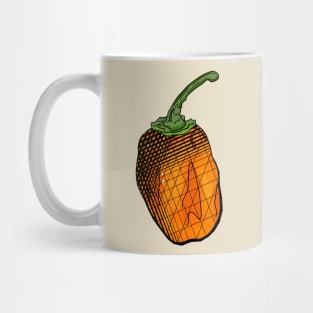 Habanero Chilli Pepper Sticker Spicy Hot Jalapeno Carolina Reaper Mug